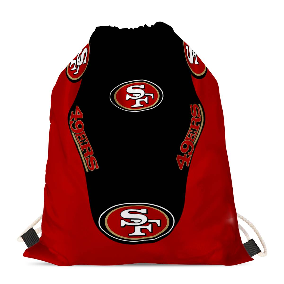 San Francisco 49ers Drawstring Backpack sack / Gym bag 18